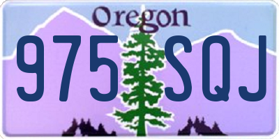 OR license plate 975SQJ