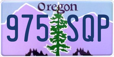 OR license plate 975SQP