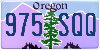 OR license plate 975SQQ