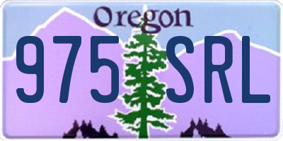 OR license plate 975SRL