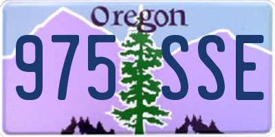 OR license plate 975SSE