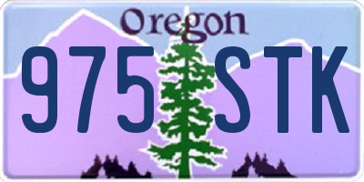 OR license plate 975STK