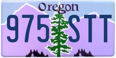 OR license plate 975STT