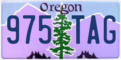 OR license plate 975TAG