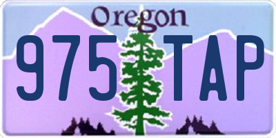 OR license plate 975TAP