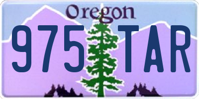 OR license plate 975TAR