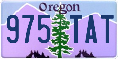 OR license plate 975TAT