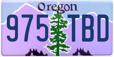 OR license plate 975TBD