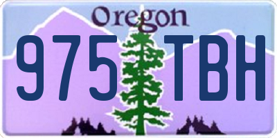 OR license plate 975TBH