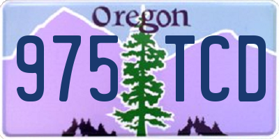 OR license plate 975TCD