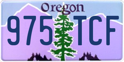 OR license plate 975TCF