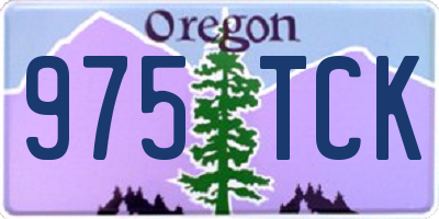 OR license plate 975TCK