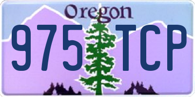 OR license plate 975TCP