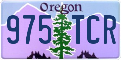 OR license plate 975TCR
