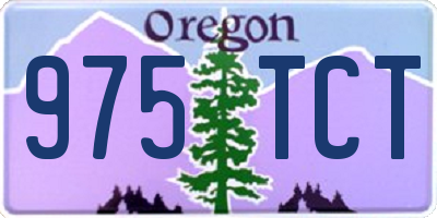 OR license plate 975TCT