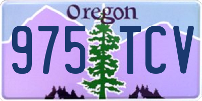 OR license plate 975TCV