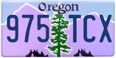 OR license plate 975TCX