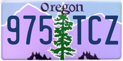 OR license plate 975TCZ