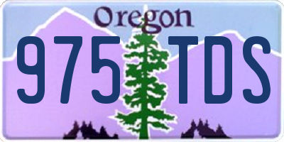 OR license plate 975TDS