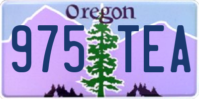 OR license plate 975TEA