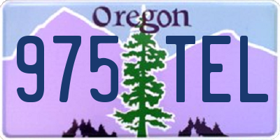 OR license plate 975TEL