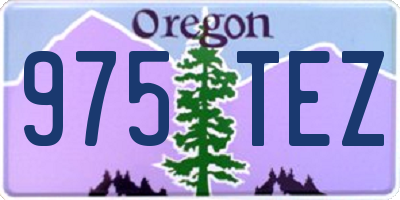 OR license plate 975TEZ