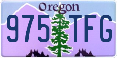 OR license plate 975TFG