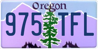 OR license plate 975TFL
