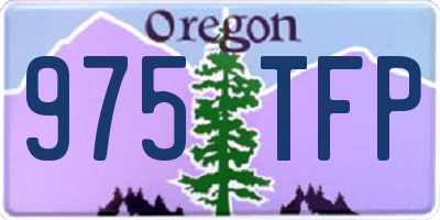 OR license plate 975TFP