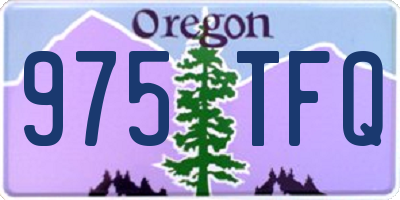 OR license plate 975TFQ