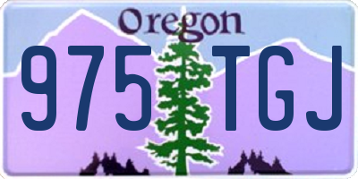 OR license plate 975TGJ