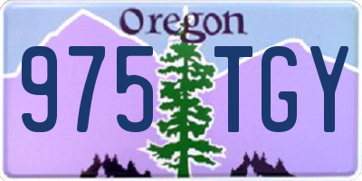 OR license plate 975TGY