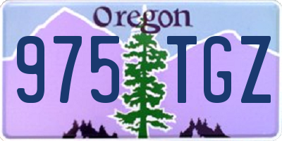 OR license plate 975TGZ