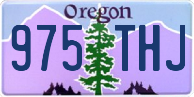 OR license plate 975THJ