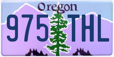 OR license plate 975THL