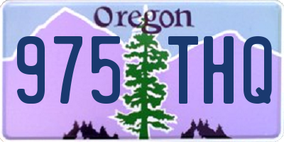 OR license plate 975THQ