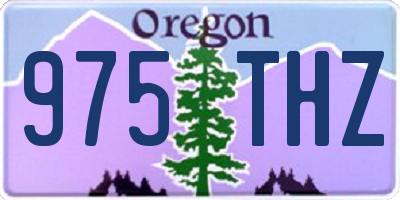 OR license plate 975THZ