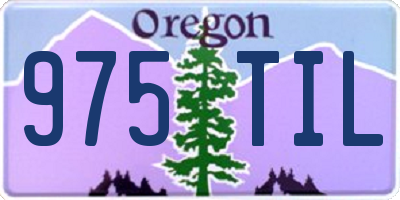 OR license plate 975TIL