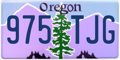 OR license plate 975TJG