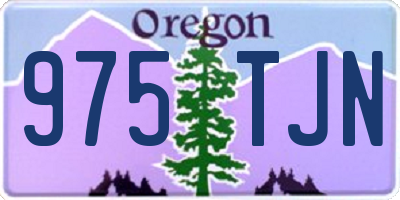 OR license plate 975TJN