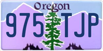 OR license plate 975TJP