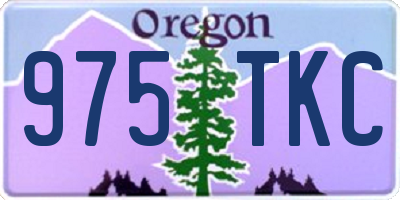 OR license plate 975TKC