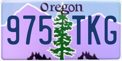 OR license plate 975TKG