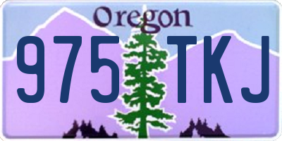 OR license plate 975TKJ