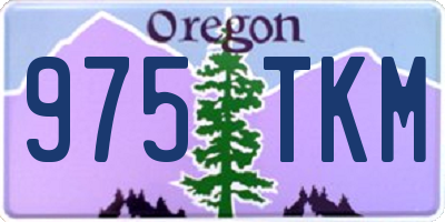 OR license plate 975TKM