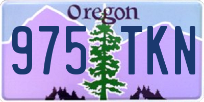 OR license plate 975TKN