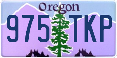 OR license plate 975TKP