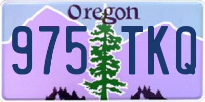 OR license plate 975TKQ