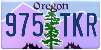 OR license plate 975TKR