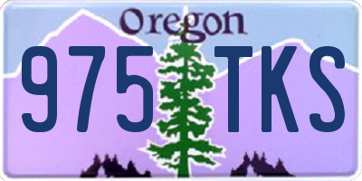 OR license plate 975TKS